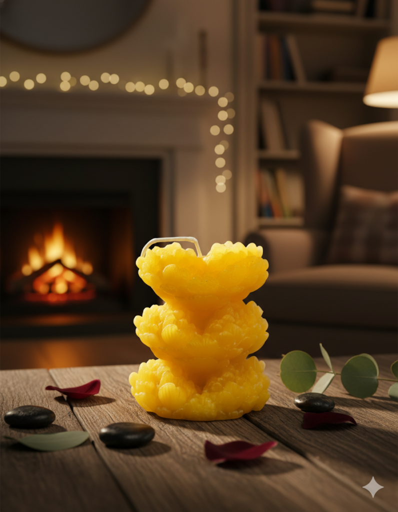 fusion essence lotus bloom soya wax candle | handcrafted decorative flower candle for home décor & gifting 🌺🕯️✨