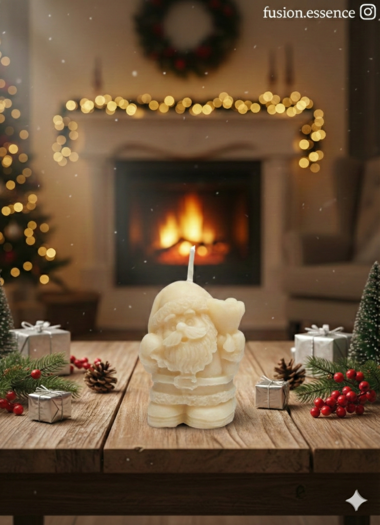 fusion essence cute snowman soya wax candle | handcrafted winter snowman decorative candle for christmas décor & festive gifting ⛄🕯️❄️
