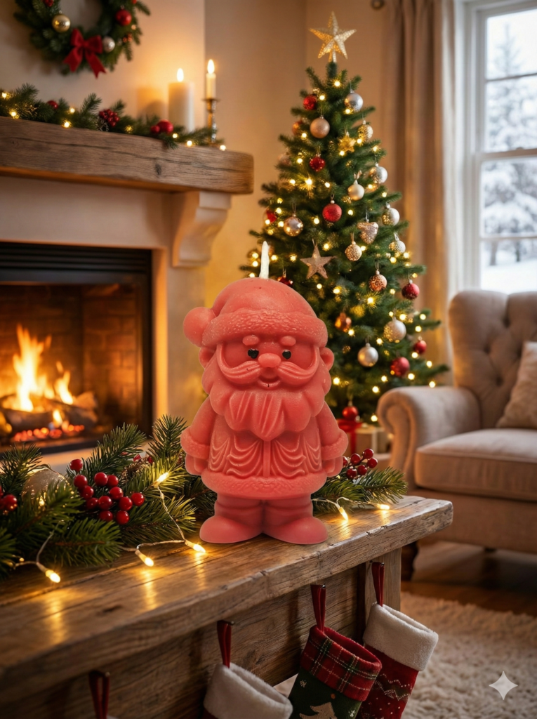 fusion essence cute snowman soya wax candle | handcrafted winter snowman decorative candle for christmas décor & festive gifting ⛄🕯️❄️