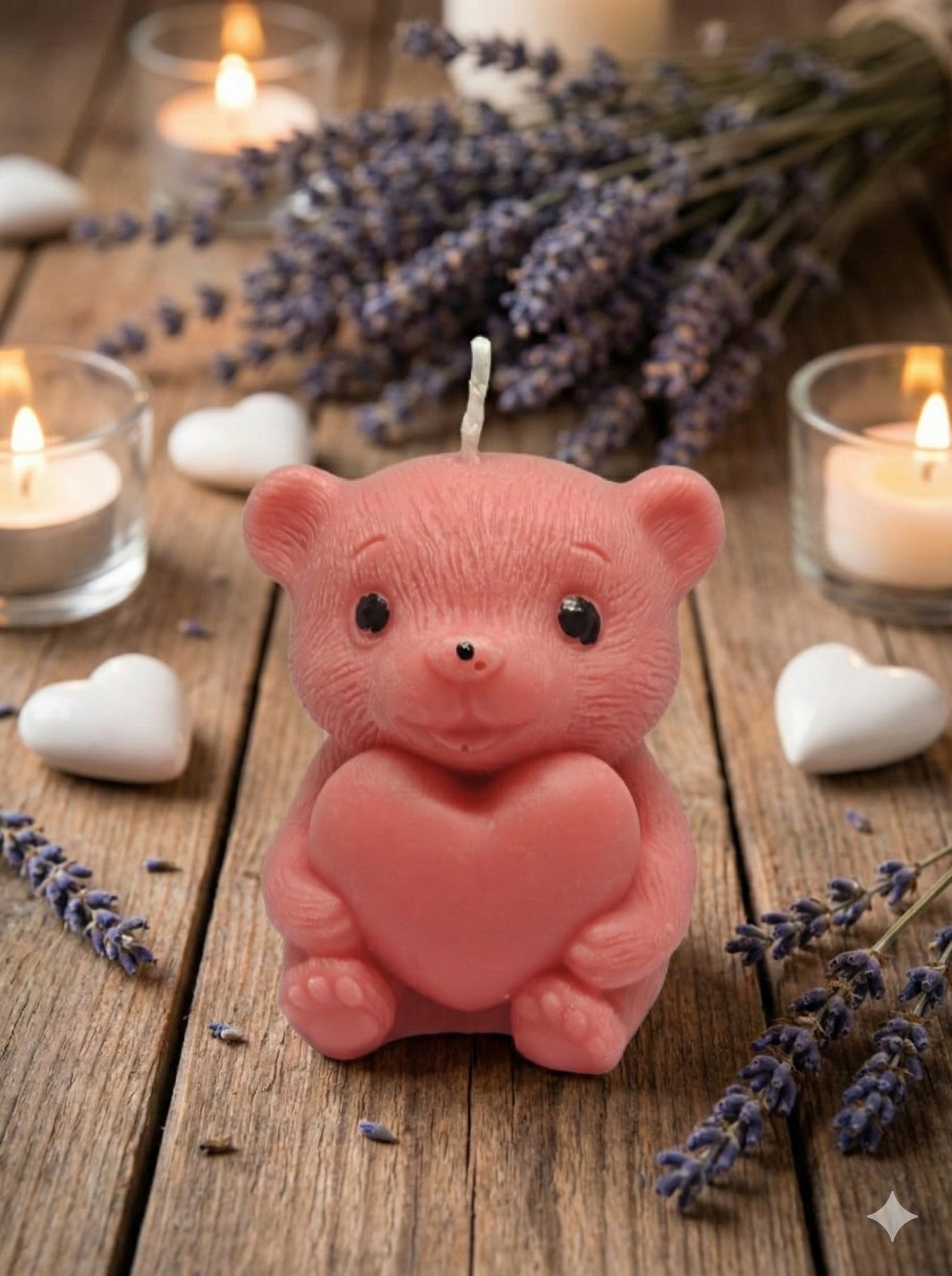 fusion essence mini teddy bear soya wax candle | handcrafted decorative bear candle for home décor & gifting 🧸🕯️✨ fusion essence mini teddy bear soya wax candle | handcrafted decorative bear candle for home décor & gifting 🧸🕯️✨