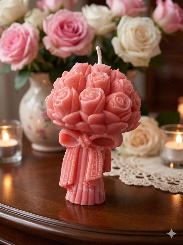 fusion essence clover pillar soya wax candle | handcrafted decorative four leaf clover candle for home décor & gifting 🍀🕯️✨