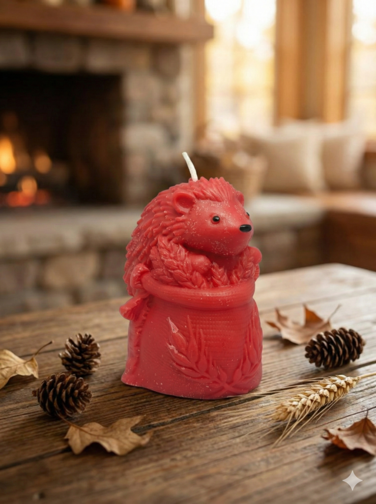 fusion essence cute elephant calf soya wax candle | handcrafted baby elephant decorative candle | animal sculpture candle for kids' room, nursery, baby shower, birthday, home décor, housewarming & gifts
