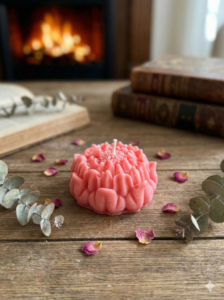 fusion essence clover pillar soya wax candle | handcrafted decorative four leaf clover candle for home décor & gifting 🍀🕯️✨