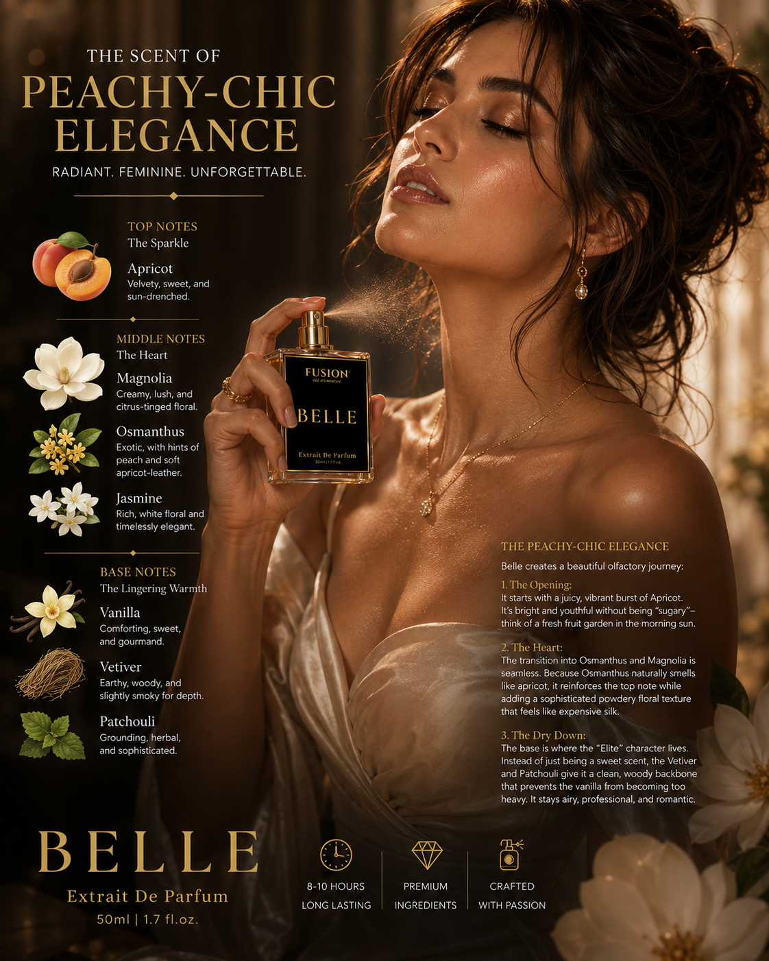 fusion essence belle extrait de parfum for women | long lasting floral fruity fragrance | apricot, magnolia, jasmine, vanilla & patchouli notes ✅ fusion essence (brand) fusion essence belle extrait de parfum for women | long lasting floral fruity fragrance | apricot, magnolia, jasmine, vanilla & patchouli notes ✅ fusion essence (brand)