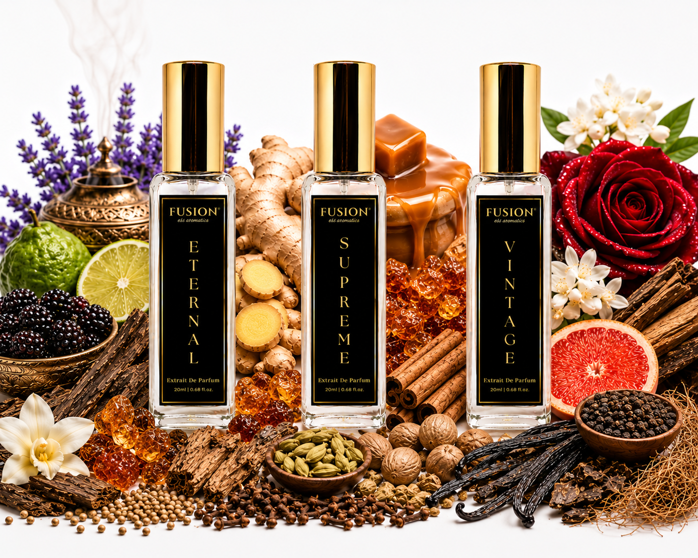 fusion essence legacy reserve trio perfume set for men & women | 3 x 20ml extrait de parfum | long lasting luxury fragrance gift collection | eternal, vintage & supreme fusion essence legacy reserve trio perfume set for men & women | 3 x 20ml extrait de parfum | long lasting luxury fragrance gift collection | eternal, vintage & supreme