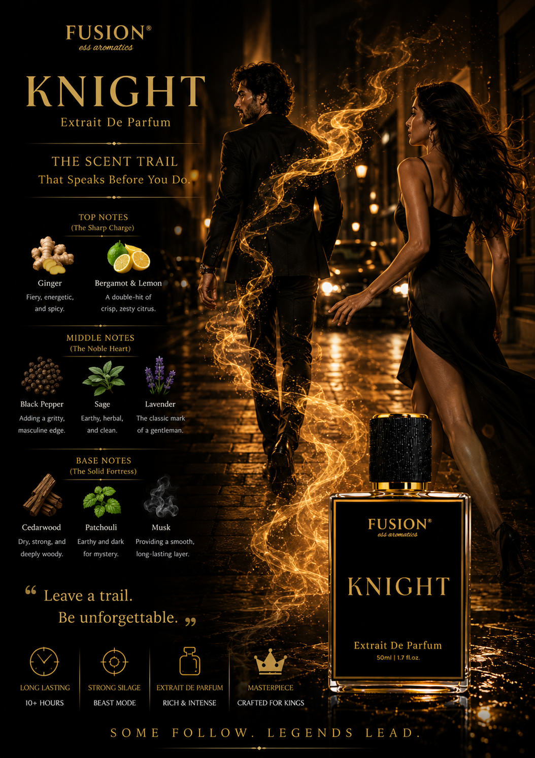 fusion essence knight extrait de parfum for men | long lasting woody spicy fragrance | ginger, bergamot, black pepper, lavender & cedarwood notes fusion essence knight extrait de parfum for men | long lasting woody spicy fragrance | ginger, bergamot, black pepper, lavender & cedarwood notes