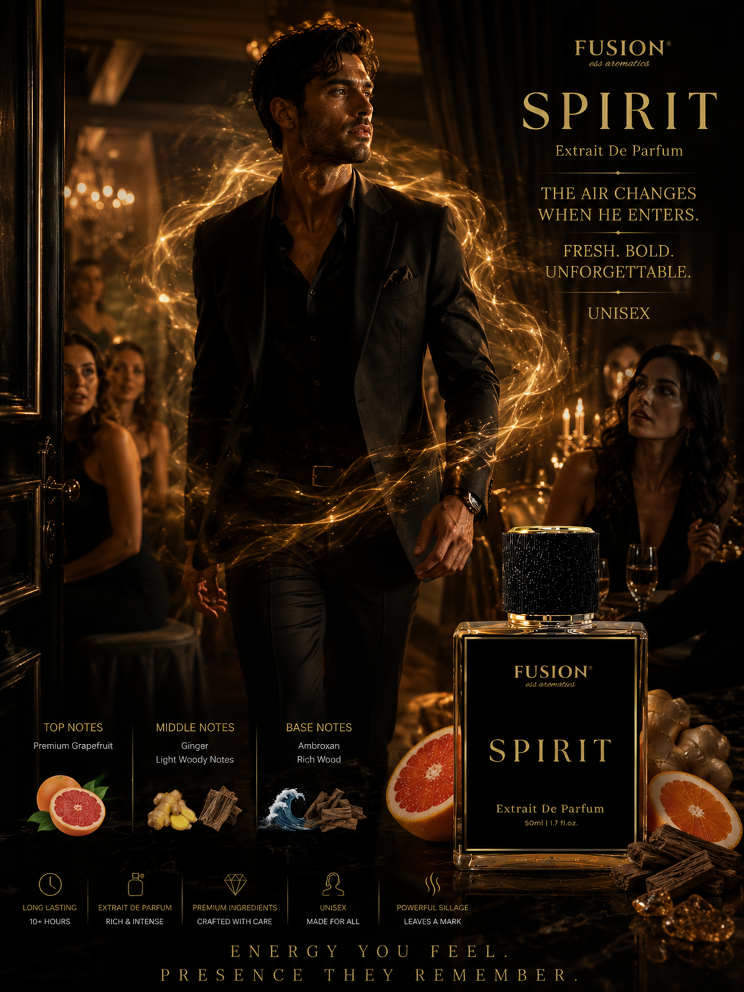 fusion essence spirit extrait de parfum for men | long lasting fresh woody fragrance | grapefruit, ginger, ambroxan & rich wood notes fusion essence spirit extrait de parfum for men | long lasting fresh woody fragrance | grapefruit, ginger, ambroxan & rich wood notes
